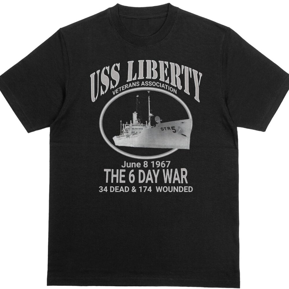 COPY - USS Liberty AGTR-5 Veterans Association Men's T-shirt Black